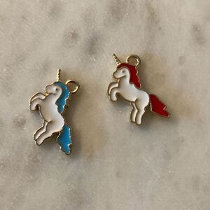 Gold Plated Enamel  Charm Pendant DIY for Earrings Necklace Bracelet Jewelry Mak